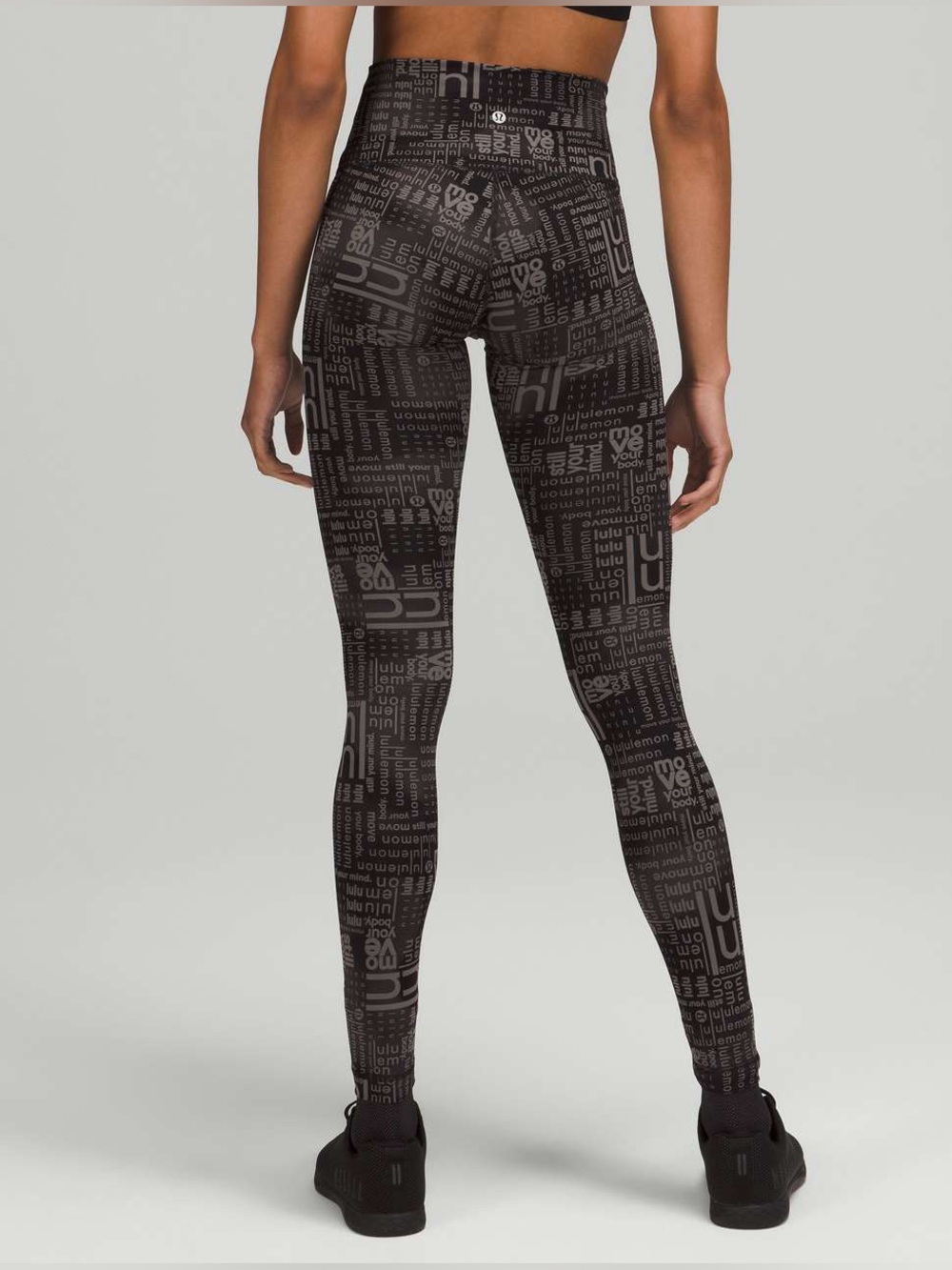 Lululemon Wunder Train HR Tight 25" Ombre Black Multi 2 NWOT - Picture 2 of 12